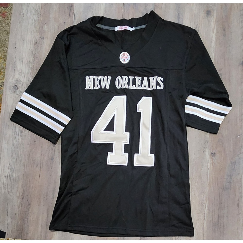 New Orlean Saints NFL #41 Kamara Black Football Jersey Mens S Shxinet Brand